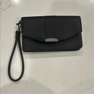 Dana Buchman Elegant Black Wristlet